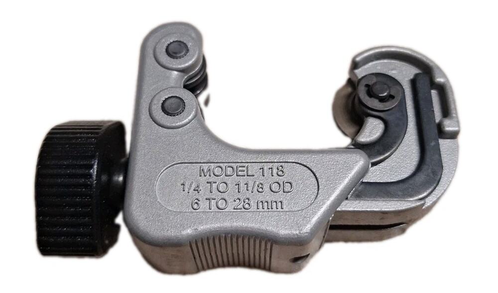 Ridgid Model #118 Tubing Cutter For Pipe Size 1/4" to 1 1/8"